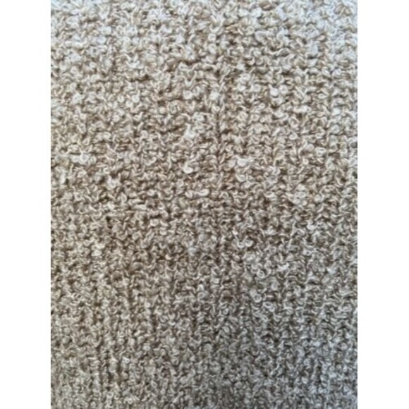 Vintage Susan Ess Tan Beige Ribbed Knit Cardigan Sweater Pockets Size Large L - Picture 8 of 8